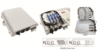 China Aan de muur bevestigde Doos 227X181X54.5mm van de optische Vezeldistributie, (Indoor&amp;outdoor), de splitser van IP65,8SC/8duplex LC/1X8 leverancier